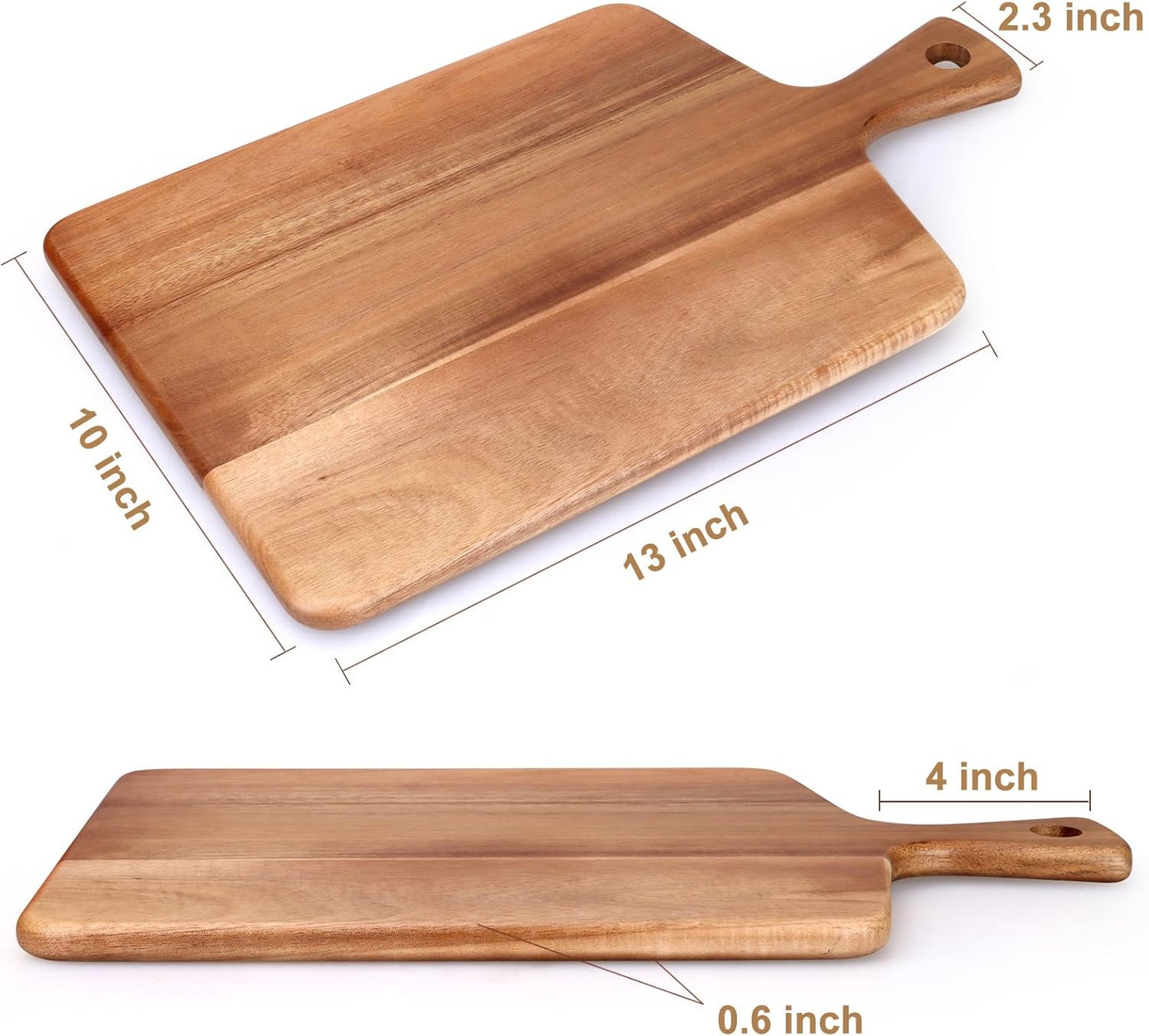Large Acacia Wood Cutting Board / Charcuterie Board
