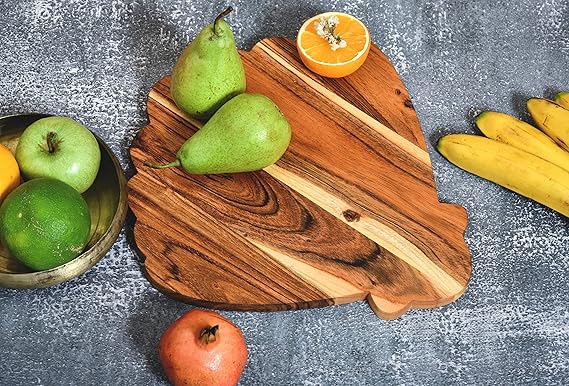 Sea-Shell Shaped Acacia Cutting Board
